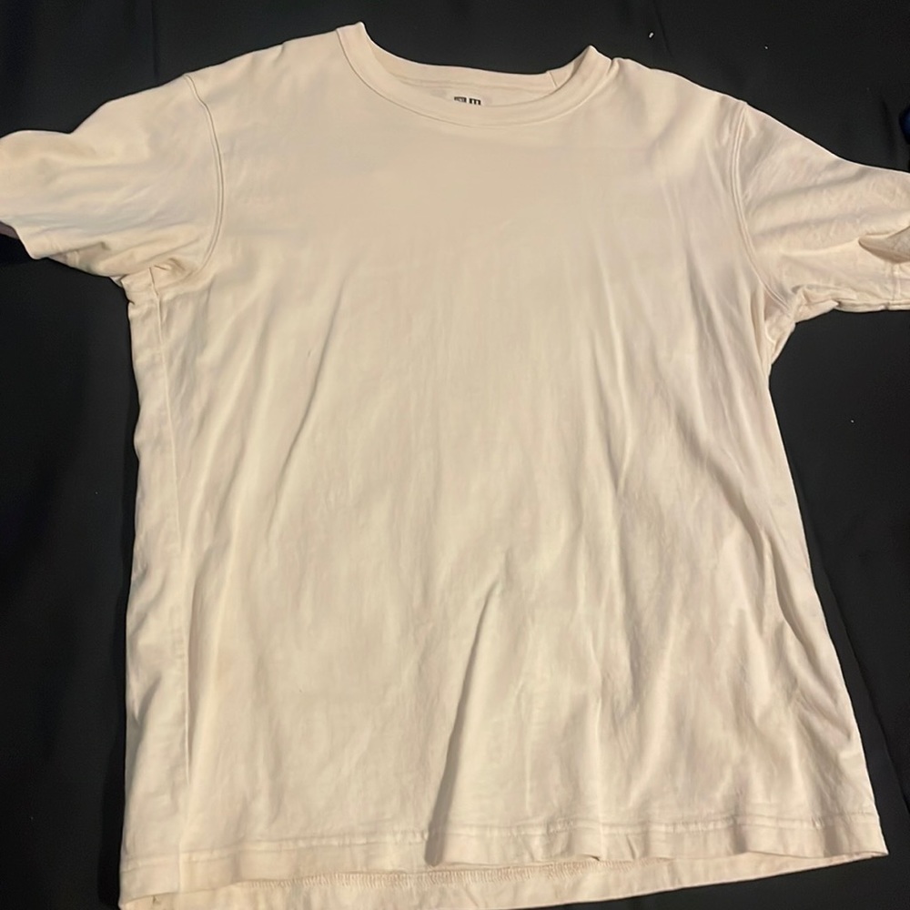 Cream Uniqlo Tee